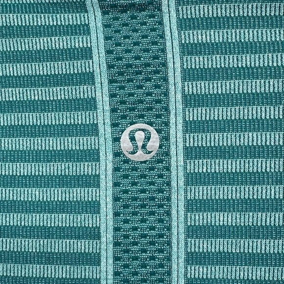 Lululemon Athletica Swiftly Tech Striped Top Long Sleeve Thumb Holes Size 6 - Picture 4 of 10